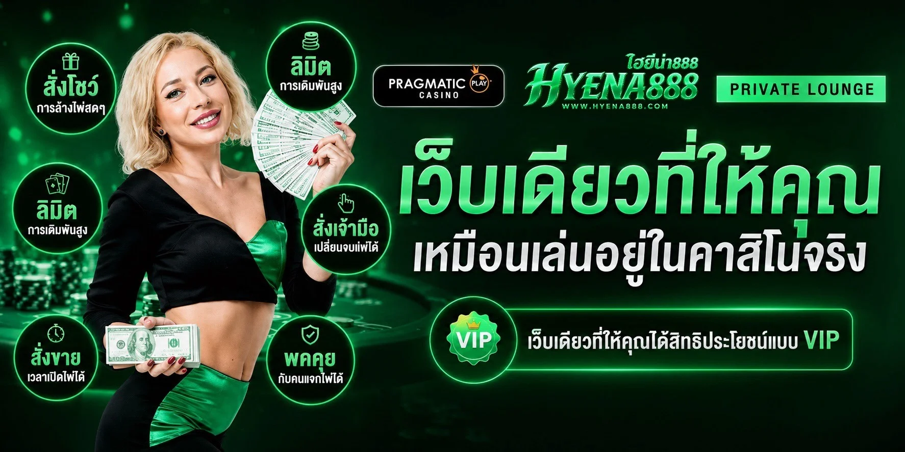 HYENA888 สล็อตออนไลน์ คาสิโน เครดิตฟรี ฝากถอนออโต้